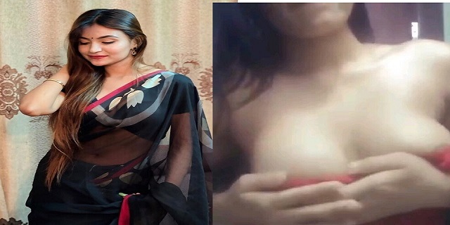 Rajkot Office Girl Nude Selfie Boob Show Tease