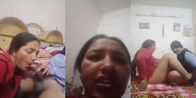 640px x 320px - Village aunty having sex with uncle on bed