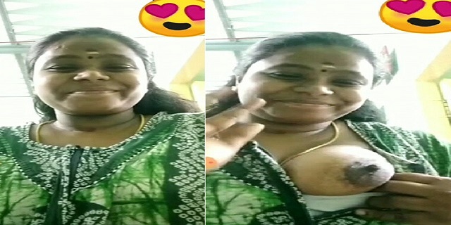 640px x 320px - Tamil wife video call showing juicy big boobs