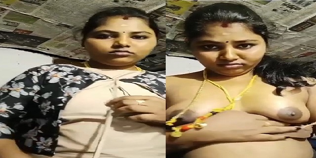 640px x 320px - Tamil aunty sex tease topless video for lover