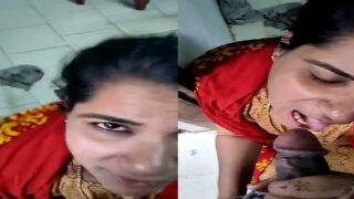 Thick dick sucking horny bhabhi village sex video