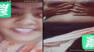 Big boobs chubby bhabhi naked video call