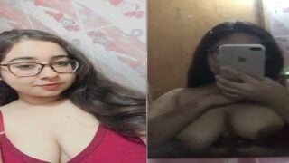 Desi girl mirror video with big boobs shown