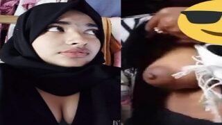 Hijab dehati sex girl sexy boobs showing video call